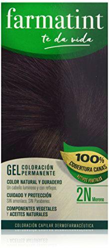 Farmatint 2N Moreno. Tinte permanente. Cabello natural y color duradero