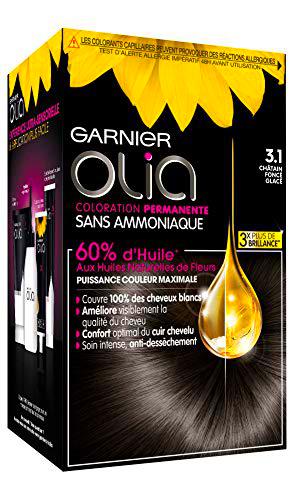 Garnier Olia Color de Pelo Permanente: Castaño Oscuro Glaseado