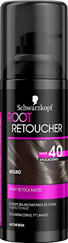 Root Retoucher - Spray Retoca Raíces Color Negro - 2 uds