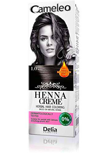 Cameleo Herbal Henna De Colores Crema y negro 75 G Extracto Henna Natural con aceite marroquí