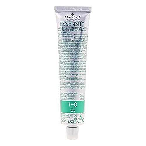 Schwarzkopf ESSENSITY 60 ml, Color 1-0, Único, Estándar