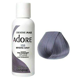 Adore Shining Semi Permanente Cabello Color Místico Gris (158), 118ml