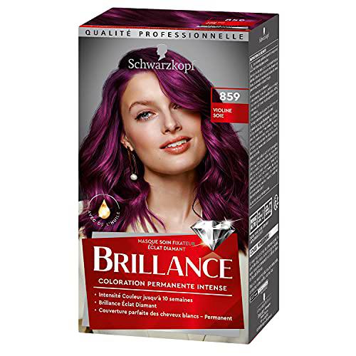 Schwarzkopf Brillance - Coloración permanente - Violine seda 859