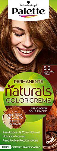 Schwarzkopf Palette Naturals Color Creme - Tono 5.6 cabello Castaño Nuez