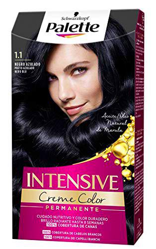 Schwarzkopf Palette Intensive Creme Color - Tono 1.1 cabello Negro Azulado