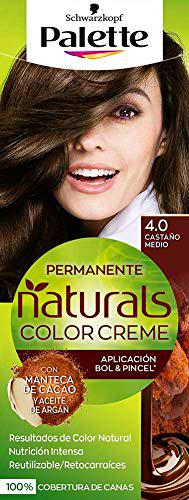 Schwarzkopf Palette Naturals Color Creme - Tono 4 cabello Castaño Medio