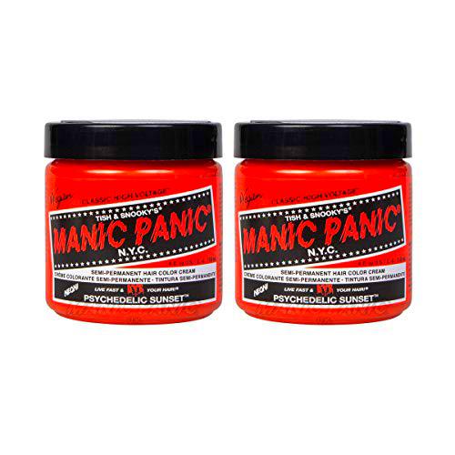 Manic Panic - Psychedelic Sunset Classic Creme Vegan Cruelty Free Orange Semi Permanent Hair Dye