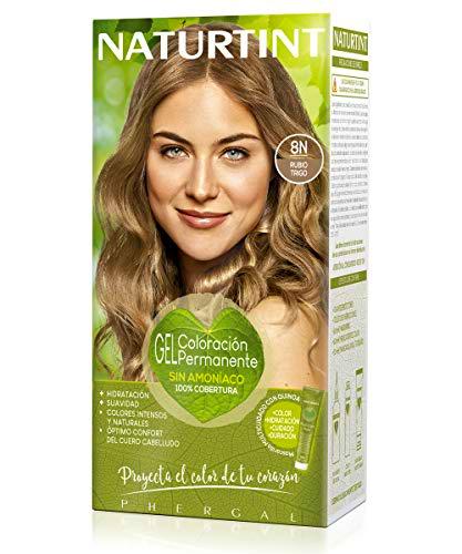 Naturtint Coloración 8N Rubio Trigo, Tinte sin Amoniaco