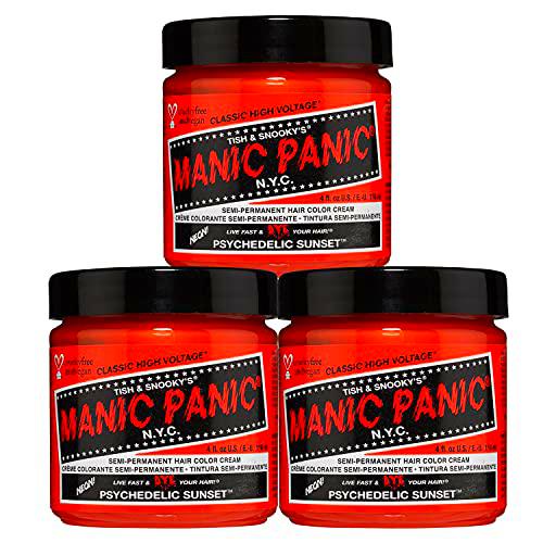 Manic Panic - Psychedelic Sunset Classic Creme Vegan Cruelty Free Orange Semi Permanent Hair Dye