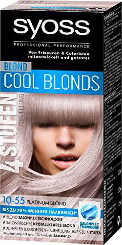 syoss Rubio Cool blonds 10 - 55 Platinum Rubio Nivel 3