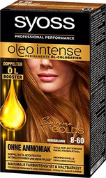 Syoss Oleo Intense - Tinte permanente al aceite, color rubio miel