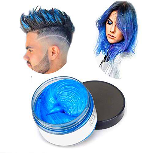 Cera del color del pelo, peinado mate natural para party.osplay