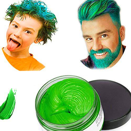 Cera del color del pelo, peinado mate natural para party.osplay
