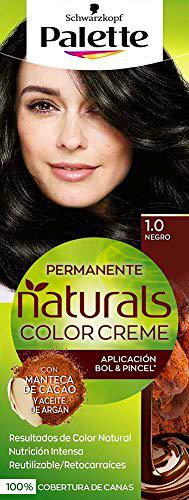 Schwarzkopf Palette Naturals Color Creme - Tono 1 cabello Negro