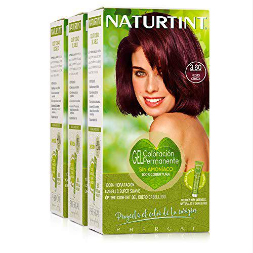 Naturtint Coloración. Tinte sin Amoniaco.100% Cobertura de Canas