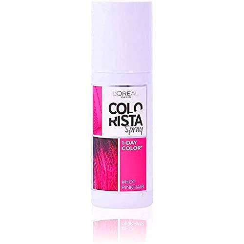 L'Oréal Coloración Temporal Spray Tintura de Pelo Color 1 Hot Pink