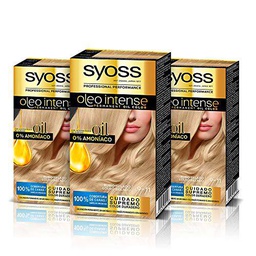 Syoss Oleo Intense - Tinte 9-11 Rubio helado - Coloración permanente Sin Amoníaco