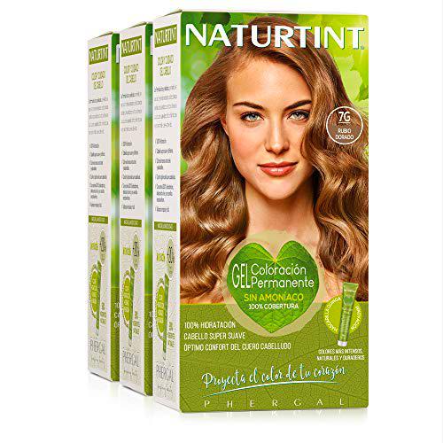 Naturtint Coloración7G Rubio Dorado. Tinte sin Amoniaco