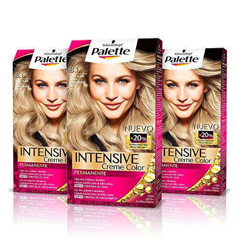 Palette Intense Cream Coloration Intensive Coloración del Cabello 8.1 Rubio Claro Ceniza