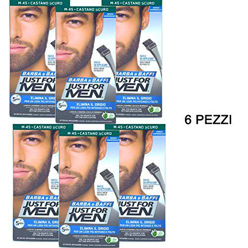 Just For Men - Barba y bigote, color tinte permanente con pincel