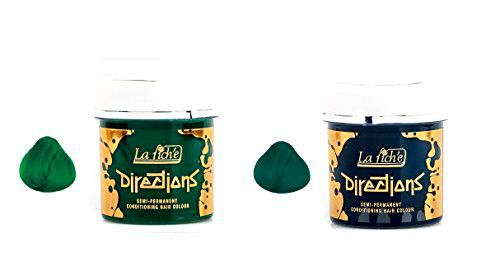 La Riche 2 Pack Directions Semi-Permanent Hair Dye Alpine Green &amp; Apple Green