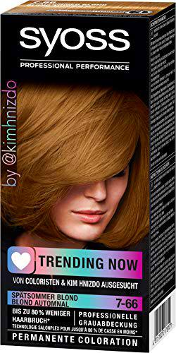 Syoss Coloration 7-66 - Tinte para el cabello rubio (115 ml)