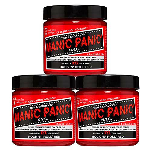 Manic Panic - Rock'N'Roll Red Classic Creme Vegan Cruelty Free Red Semi Permanent Hair Dye