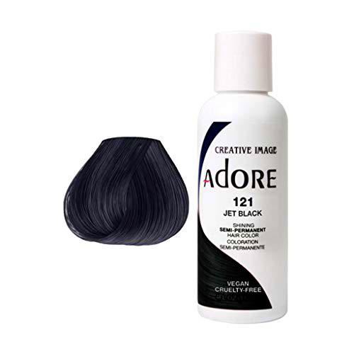 Creative Image Adore Shining Semi-Permanent Hair Color 121 Jet Black 118ml