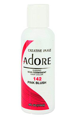 Adore Color de cabello semipermanente brillante, 142 rosa rubor