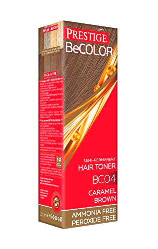 Vips Prestige - BeColor Tinte Semi Permanente Color Castaño Caramelizado BC04