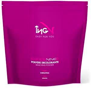 Polvos decolorantes 9 tonos, azul-violeta, antiamarillo y antinaranja