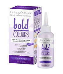Tints of Nature Púrpura intenso, Tinte semipermanente y natural de cabello