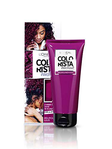 L’Oréal Paris Colorista Burgundy Washout 1-2 Weken Haarkleuring coloración del cabello Borgoña 80 ml