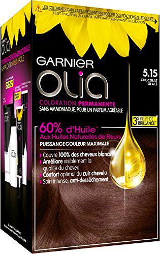 Garnier - Olia - Coloration Permanente à l’Huile Sans Ammoniaque Châtain