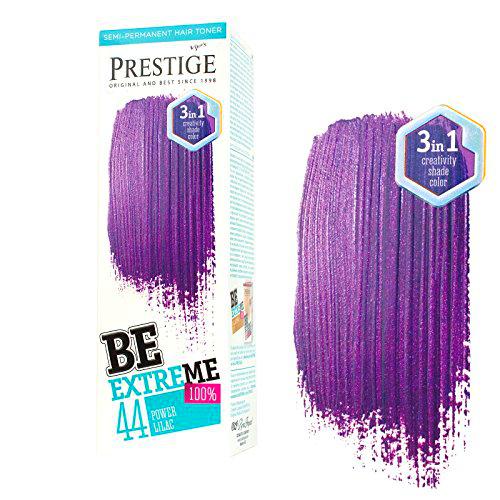 Be Extreme Tóner Semi Permanente para Pelo, Color 44 Lila Potente