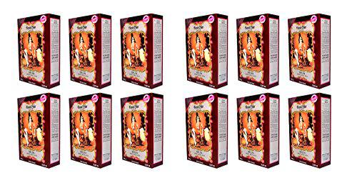 12 x 100 g de henna Color natural en polvo color marrón ecológico