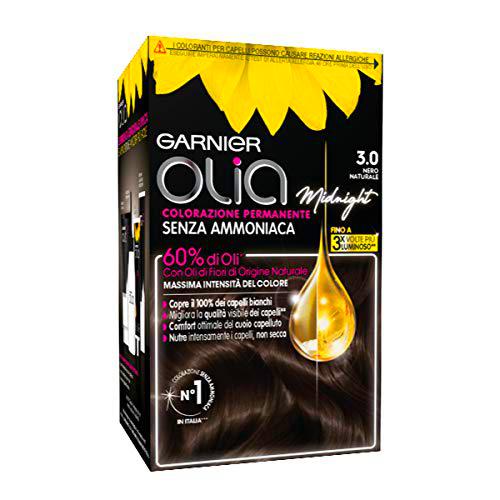 Coloración permanente y decoloración Garnier Olia 3.0 Nero Naturale
