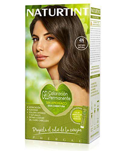 NATURTINT Biobased, Coloración sin amoniaco, 4N Castaño Natural