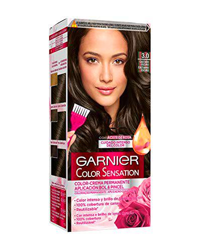 Garnier Color Sensation - Tinte Permanente Castaño Oscuro 3.0