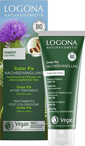 LOGONA - Cosméticos naturales Color Fix postratamiento en colores de plantas