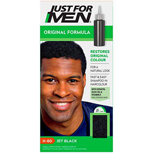Just for Men Coloración Semipermanente, H60 Negro Azabache