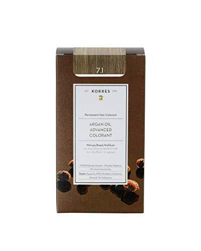 Korres Argan Oil Colorant 7.1 - Aceite de argán (145 ml)