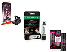 Cover Your Roots - Juego de 3 piezas para hombre, color negro