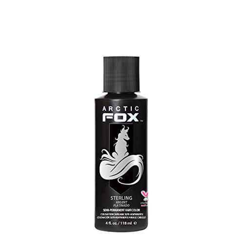 Boinca, Inc. ARCTIC FOX 4OZ STERLING 100% SEMI VEGAN permanente del cabello DYE COLOR 4 oz Libra esterlina