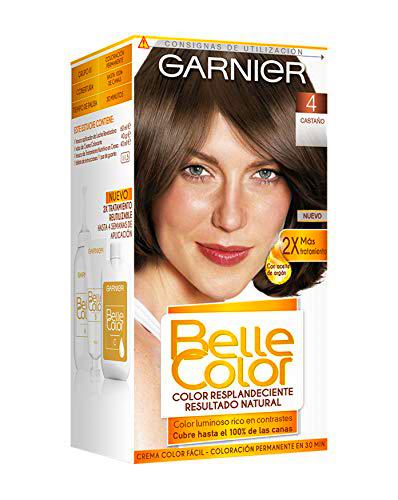 Garnier Belle Color Coloración de aspecto natural y cobertura completa de canas con aceite de germen de trigo