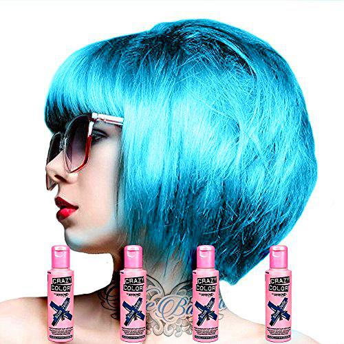 Crema colorante para el cabello de Crazy Color, semipermanente