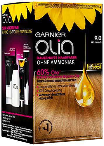 Garnier Olia Haar Coloration/coloración para el pelo contiene 60% de intensa Farbkraft Blumen-Öle