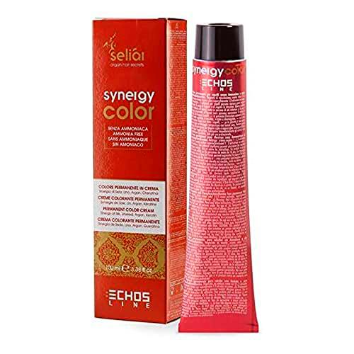 Echos ECHOSLINE Seliàr Synergy Color-Coloración en Crema Rubio cobrizo sin amoníaco (7.4), 100mL