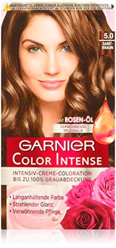 Garnier color intenso, 5,0 Samtbraun, 3er Paquete (3 x 1 Pieza)
