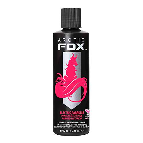 Electric Paradise, color de pelo semi permanente UV neón rojo